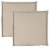 VidaXL Garden Seat Cushions Set of 2 Taupe 45x45x2 Cm Square, Seat Cushion, Outdoor Seat Cushion, Cushion of 847722