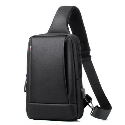 Fashionable Men's Breast Bag High-end Lightweight Casual Women's Crossbody Bag Oxford Cloth Waterproof Shoulder Bag Breathable Chest Bag