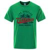 Los Angeles California Beach Paradise Men Tops Fashion Crewneck T Shirt  Summer T-Shirt Breathable Oversize Clothes
