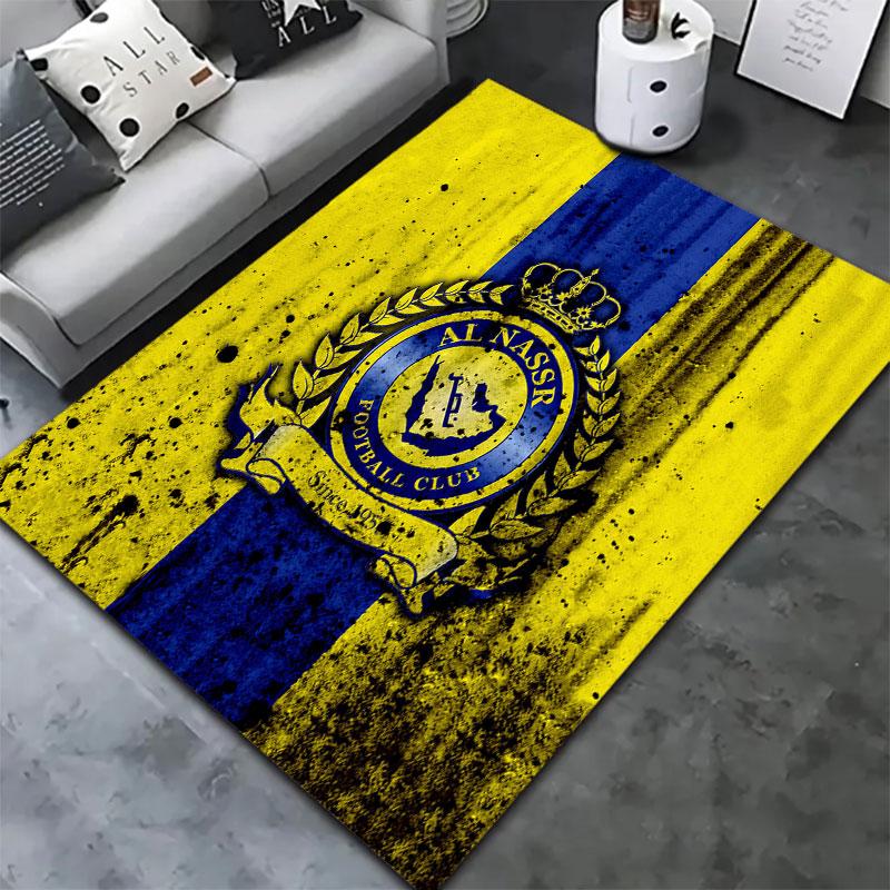 Al-Nassr Carpet Rug for Living Room Bedroom Home Sofa Decoration,Kids play Non-slip Floor Mat