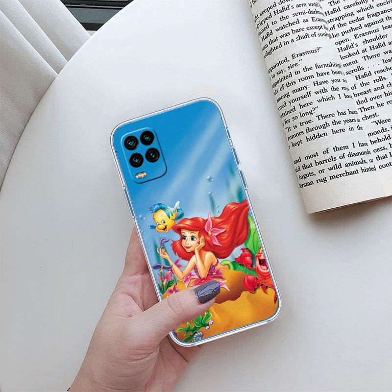 The Little Mermaid Transparent Phone Case for Motorola Moto Edge 20 30 40 50 S30 Fusion Ultra Pro Neo Lite