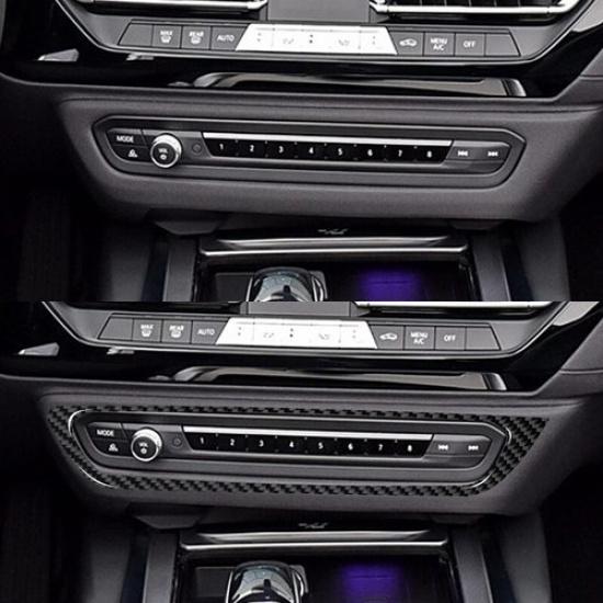 Carbon Fiber Car Center Console CD Panel Cover Trim For BMW Z4 G29 - LHD