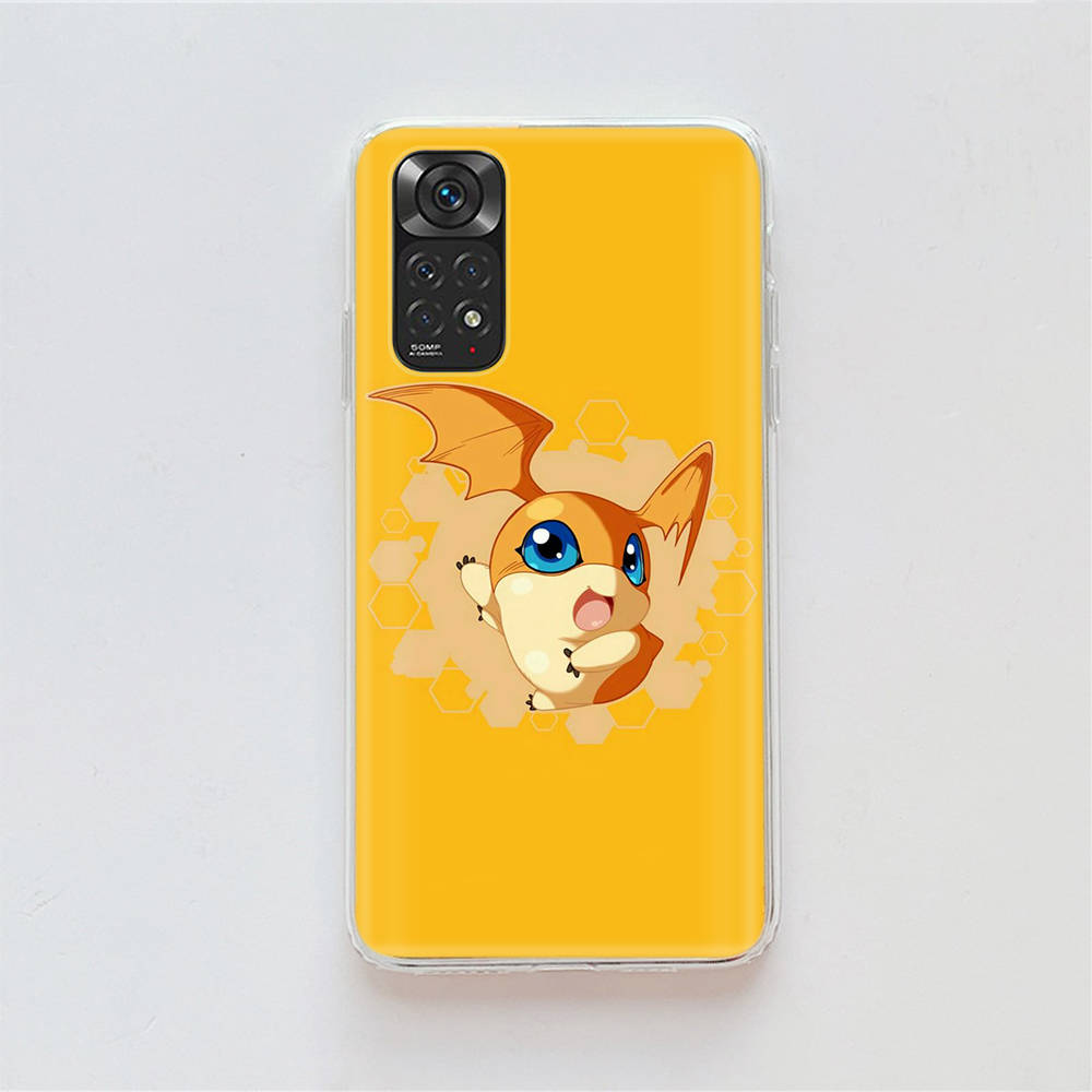 DT33 Digimon Case for Samsung A04 A14 A23 A34 A54 M23 M33 M52 M53 Realme 10 9 C30S C35 C55 VIVO Y02S Y21 Y33S Y51 X80 Pro Clear Cover