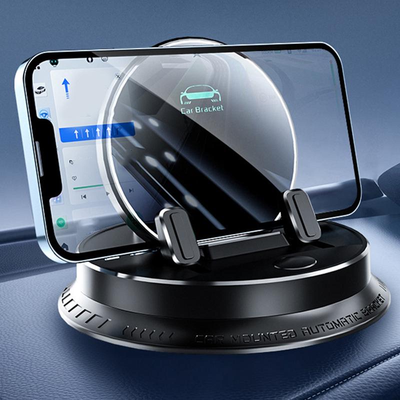 Dashboard Car Mobile Phone Holder with 360 Degree Rotation Non Slip Silicone Base Compatible with 4 to 7 Inch Phones