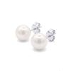 Boucles d'oreilles - PEARLS &amp; COLORS - Pearls &amp; Colors - Perle d'eau douce 7-8 mm - Argent 925 - Qualité AAA+