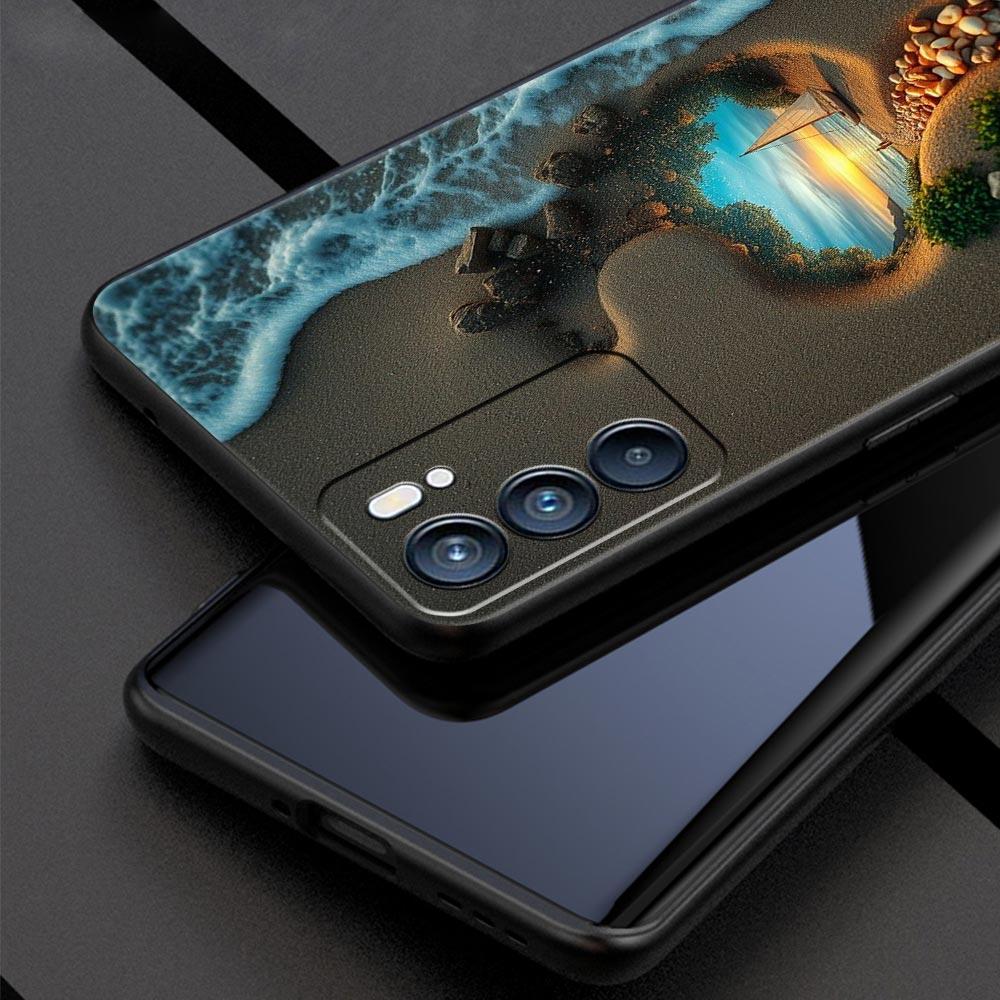 Ocean Coastal Seashell Seaweed Phone Case For Oppo Reno 13 12 11 10 7 F Find X5 X6 A98 A80 A79 A78 A57 A54 A31 A17 Pro Soft TPU