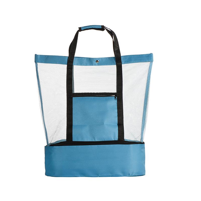 Portable Insulated Picnic Bag: Double-Layer Ice Bag with Shoulder Strap for Men and Women