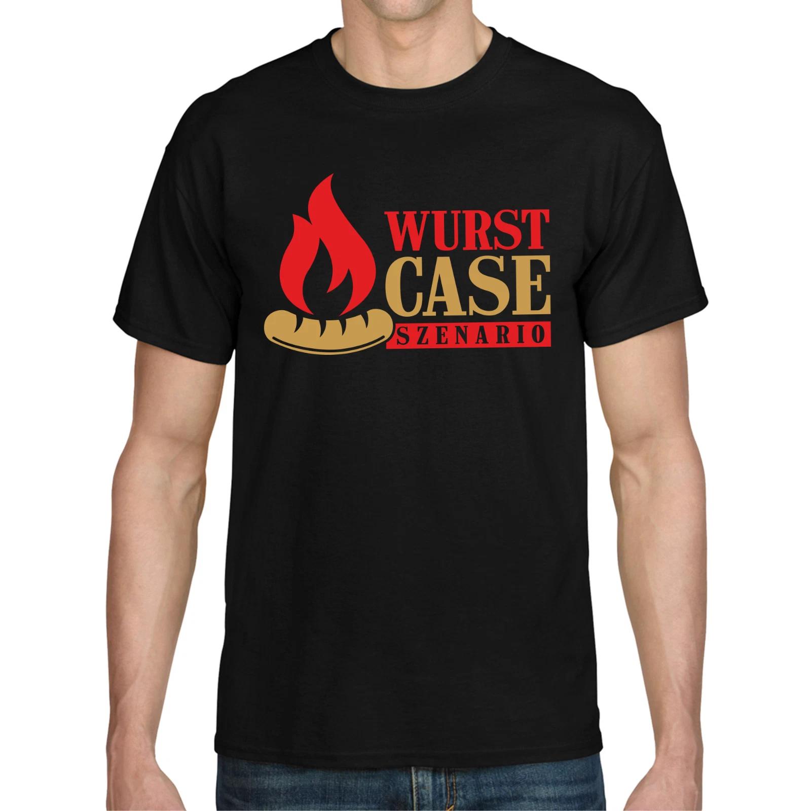 Men s and Women s T-shirts SAUSAGE CASE SCENARIO Sausage Grill BBQ Sayings Fun Comedy Funny Fun XXXXL