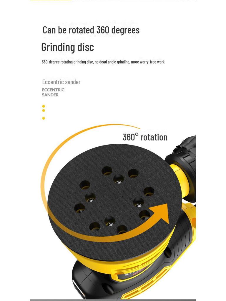 5-Inch Eccentric Sanding and Polishing Machine for Woodworking