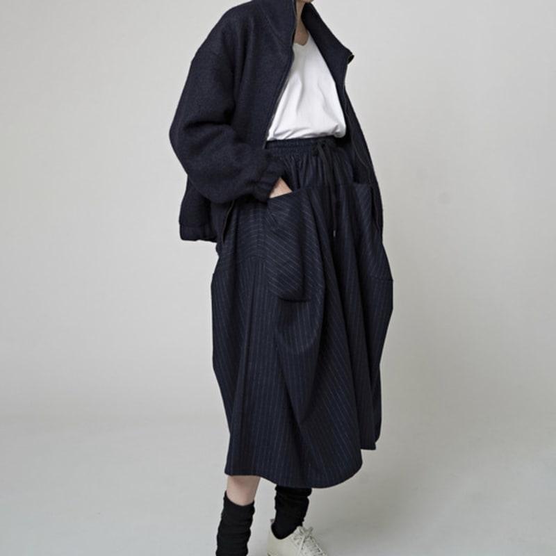 ATHPLATFORM AW32AS07 Double Rib Knee Socks_Black