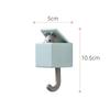 Punch Free Cute Cat Wall Hook Self Adhesive Cartoon Decor Hooks Wall Hanger  For Keys Bags Towels