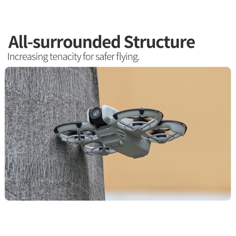 Pack of 2pcs Propeller Protective Rings Quadcopter Paddle Leaf Propellers Guards Secure Flying Enhancement