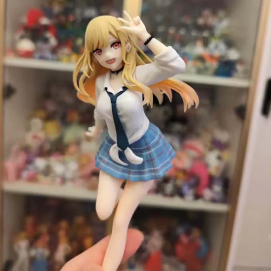 My Dress-Up Darling Marin Figure, Anime School Uniform Style Action Figure, Collectible PVC Model Doll, Desktop Ornament Gift