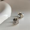 1 Pair  Vintage Peace Good Luck Earrings for Women Couples Classic Prevent Allergy Jewelry Gift Party Accessories