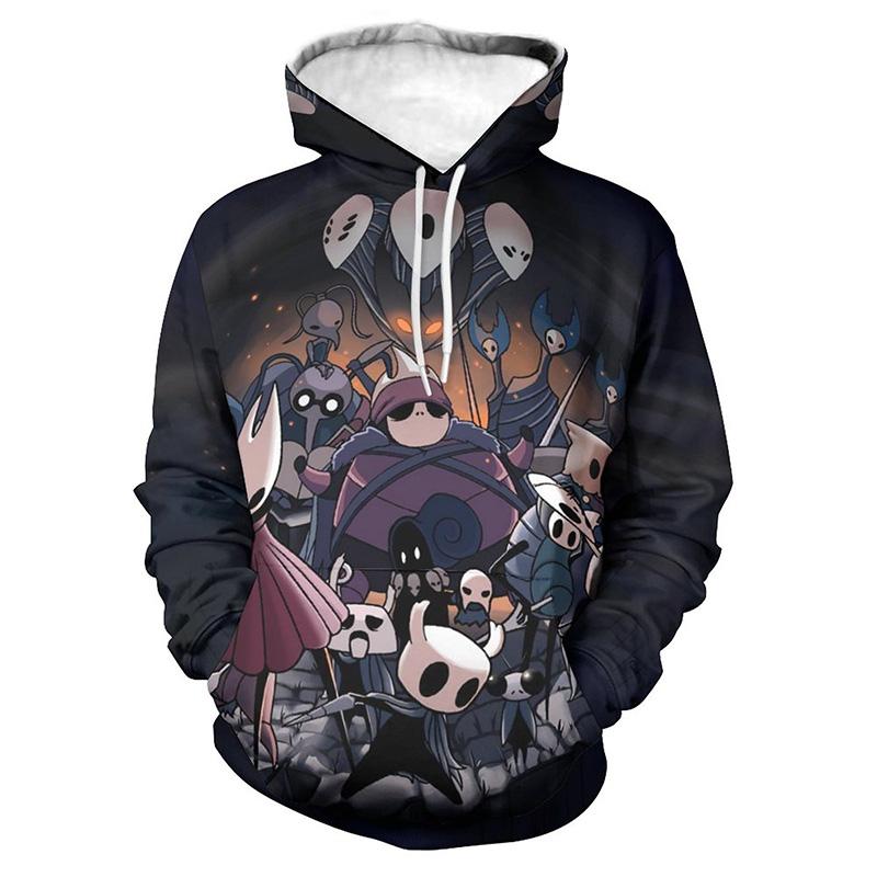 

Game Hollow Knight Graphic Світшоти Модні повсякденні толстовки для чоловіків Вуличний одяг Дитячі пуловери Великий спортивний костюм Толстовка Ropa XL