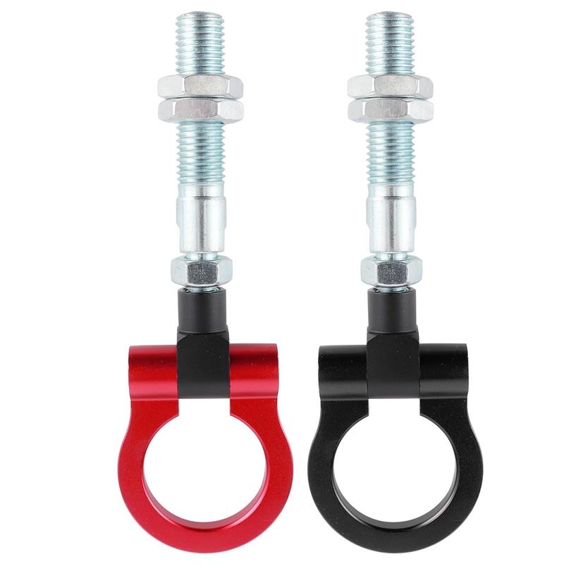 Car Accessory Car Racing Tow Hook Heavy Duty Tow Hook Red Folding Racing Car Refitting Fit for 2012‑2017