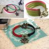 2 pieces 2mm Wide PU Leather Cord String for Jewelry Making Craft DIY 5M 15Colors Choose
