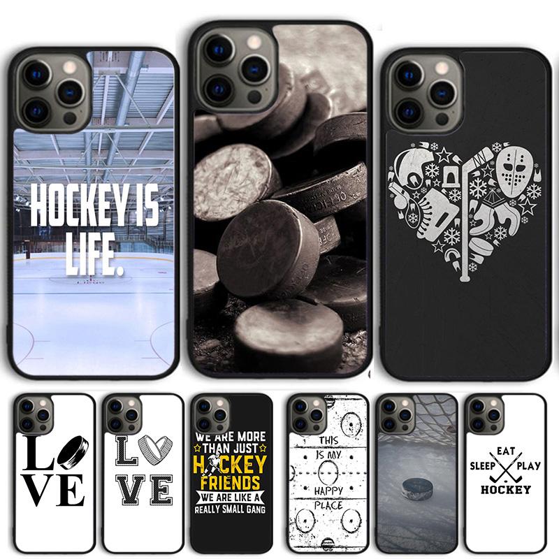 Ice Hockey Rink Phone Case For iPhone 17 Air 15 16 Cover 14 13 Pro Max 12 11 Pro Max Max Plus Coque Shell