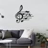 Music Notes Wall Decor Metal Music Notes Wall Music Theme Note Decor Hanging Sign Wall Hanger for Home Living Room Art