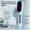 Cordless Hair Straightener Brush 3 Temperature LCD Display Hair Straightening Comb Cold Air Mode Rechargeable Fast Heating Electric Hot Brush