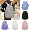 Letter Lightweight Nylon Backpack With Zipper Closure For Teens Adults And