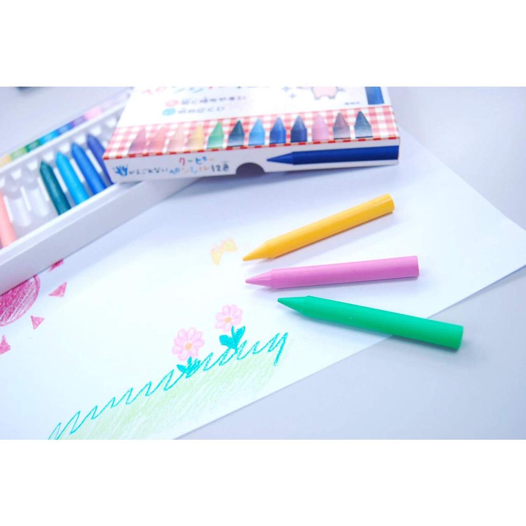 Sakura Crepas Colored Pencils Coupie Pencils That Get Your Hands Dirty 12 Colors 10 Pieces Won't FYS12(10)
