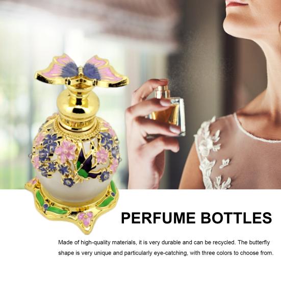 15m Essential Oil Bottle Strong Decoration Translucent Animal Decor Flower Rilievo Perfume Storage Good Detail Concentrated Perfume Oil Bottle Present