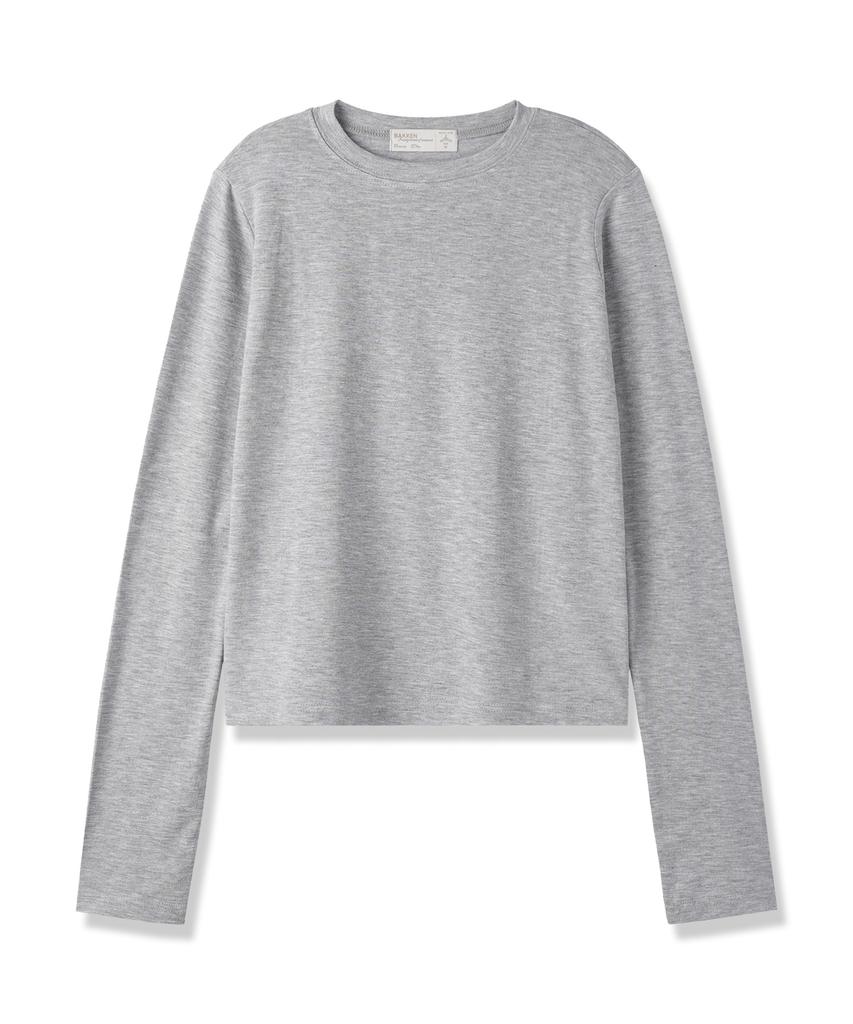 BAKKEN Spandex Basic Layered Long Sleeve T-Shirt Bk4999 (5 Colors)