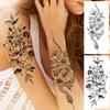 1 Sheet Sunflower Rose Snake Flower Temporary Tattoos For Women Girls Forearm Arm Body Back Tattoo Sleeve  Self Adhesive Beauty