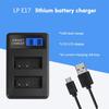 LP-E17 Dual Channel LCD USB Charger for  Eos 750D, Eos 760D, Eos M3 Camera and More (LP-E17-DL)