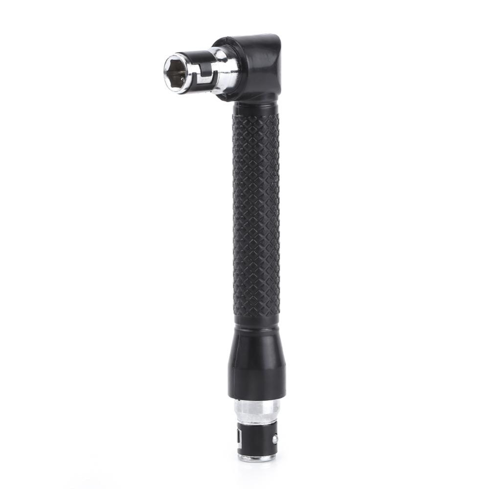 90 Degree L-Shape Socket Wrench 1/4 Inch Drive Right Angle Wrench For Screwdriver Bits