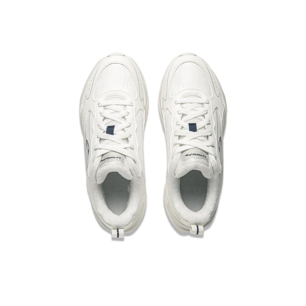 Li Ning LN Defender Fashion Versatile Soft Resilient Lightweight Non-Slip Increased Shock Absorption Wear-Resistant Low-Top Casual Shoes AGLV282-2