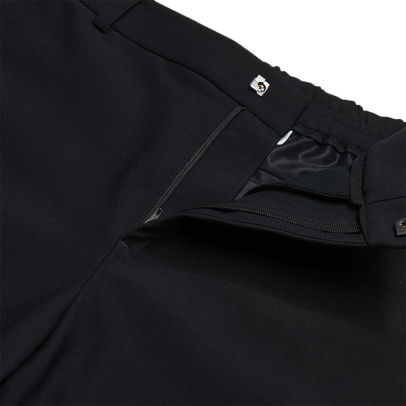 FILA Golf Series Simple Comfortable Fashionable Versatile Warm Straight Leg Casual Pants Men bottoms Deep-Black A11M615608FBK