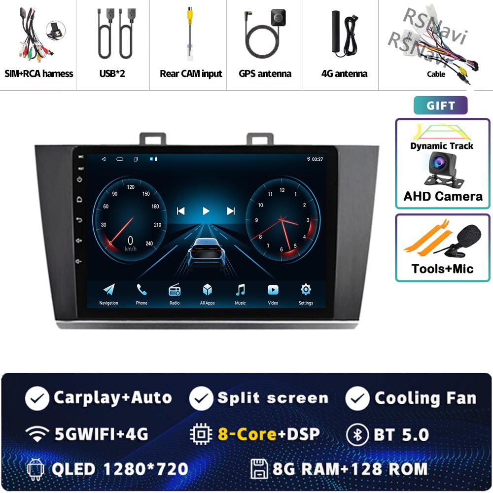 Android 14 Carplay Car Radio For Subaru Outback Legacy 2015 2016 2017 2018 Multimedia Video Player Navigation GPS Stereo 2Din BT