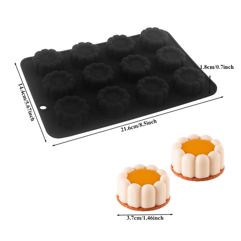 Silicone Baking Mold Silicone Mold for Baking Freezing Flexible Silicone Cake Molds for Baking Square Heart-shaped Desserts