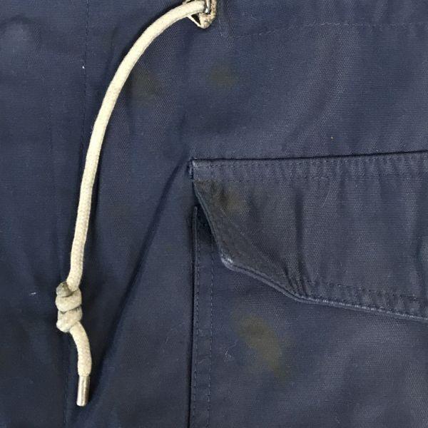 HOUSTON USAF Parka Coat Mods Coat Outer Jacket Men's L Navy(USED)