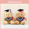 Doctor Teddy Hat Bear Cartoon Plush Toys Students Graduation Souvenir Doll Gift