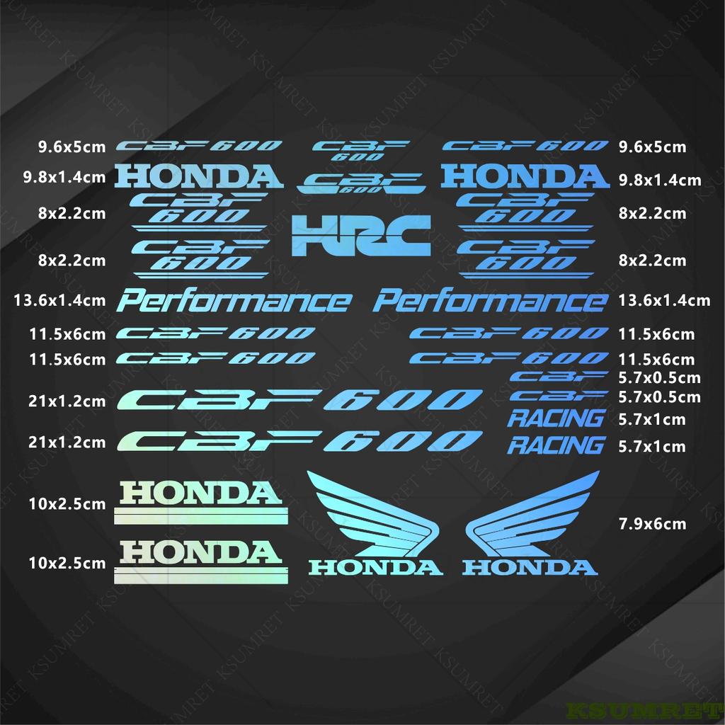Pro Honda Motocyklové Samolepky CBF600 Logo Nálepka Vodotěsná KT9 dnvr5