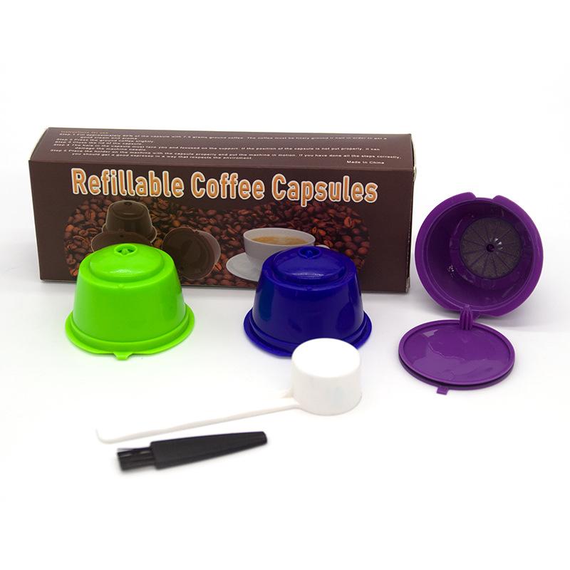 Reusable Coffee Filter Cup for Nespresso Dolce Gusto Capsules