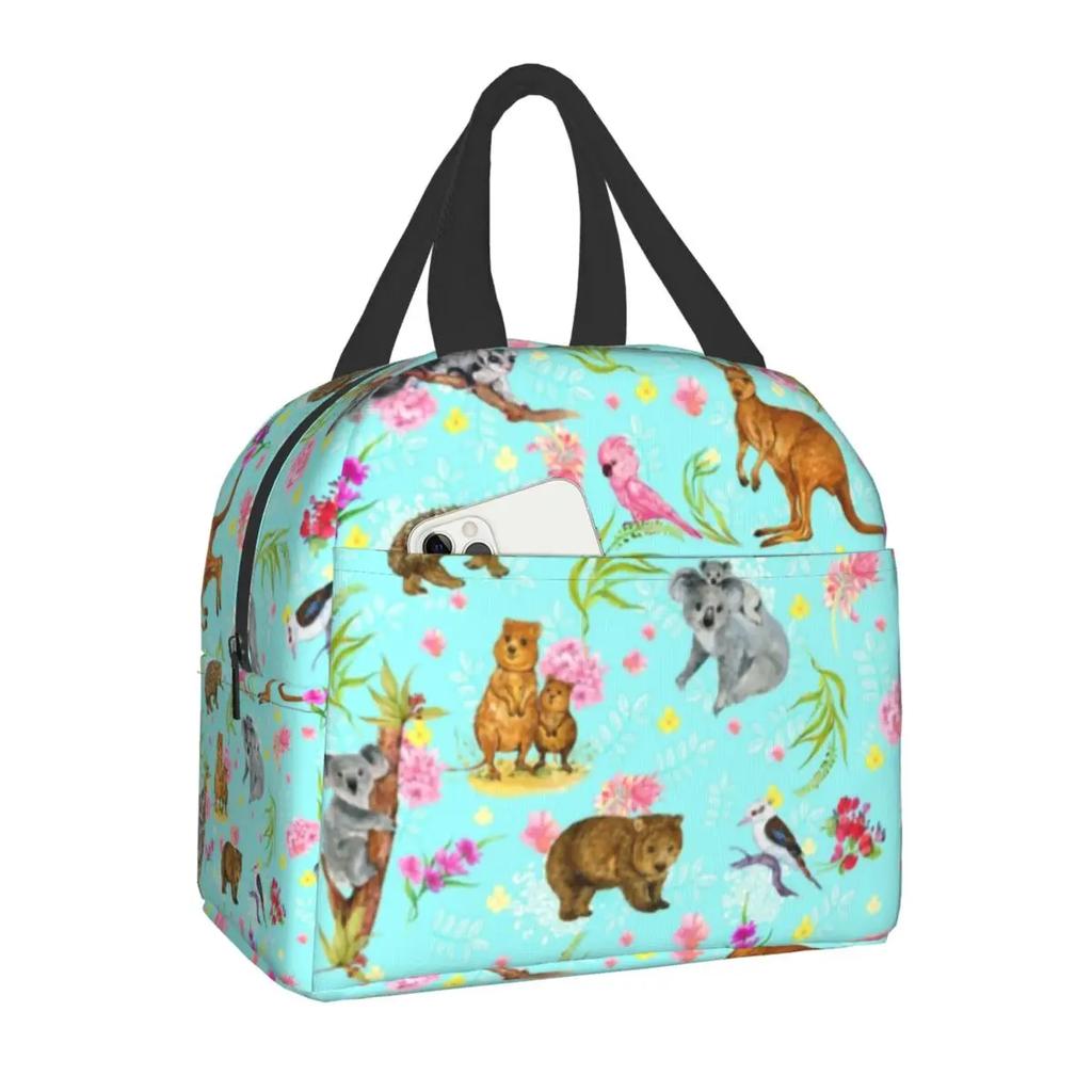 Custom Cute Penguins Lunch Bag Men Women Cooler Thermal Insulated Lunch Boxes for Adult Office