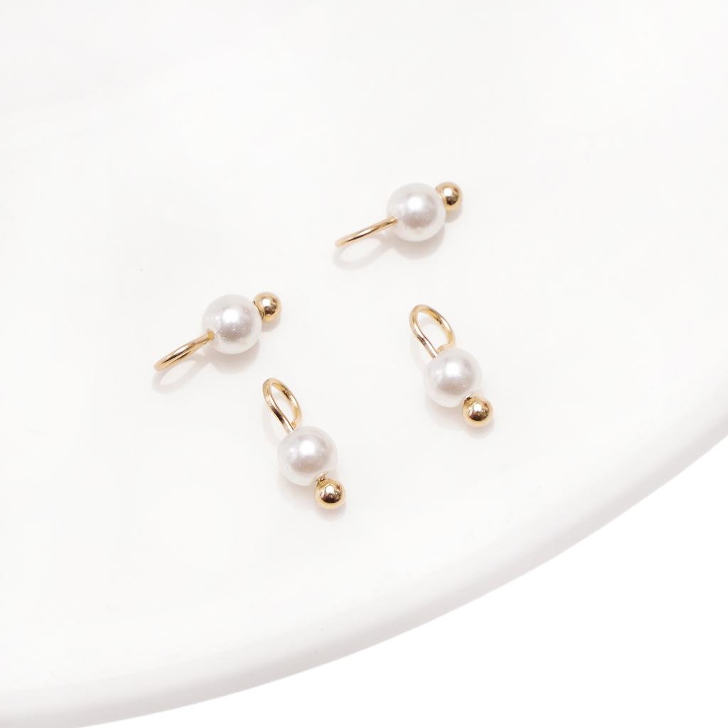 Natural Freshwater Pearl Pendant For DIY Bracelets Necklaces Jewelry Making