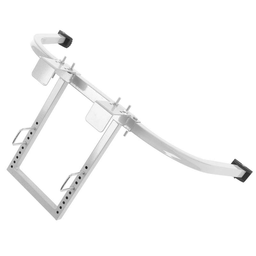 Ladder Stabilizer Steel Ladder Roof Hook Wing Span Standoff for Climbing Painting Silver Gray