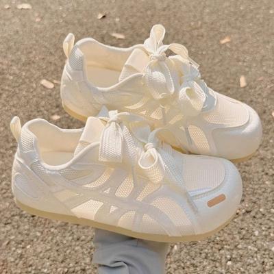 Nya Andningsbara, Tunna, Mjukbottnade Casual Sportsneakers för Damer