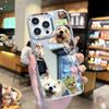 Factory Direct Sales Cute Dog Collage Mirror Apple 13promax Mobile Phone Case iPhone17 Cute Pet Protective Case