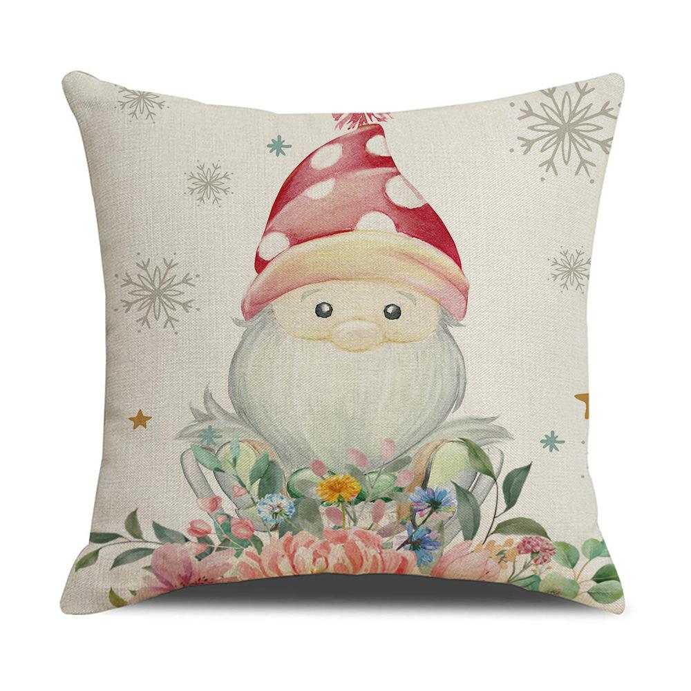 

Christmas Pink Doll Pillowcase Party Decoration Sofa Cushion Household Supplies Pillowcase 45 * 45Cm (excluding pillow core)