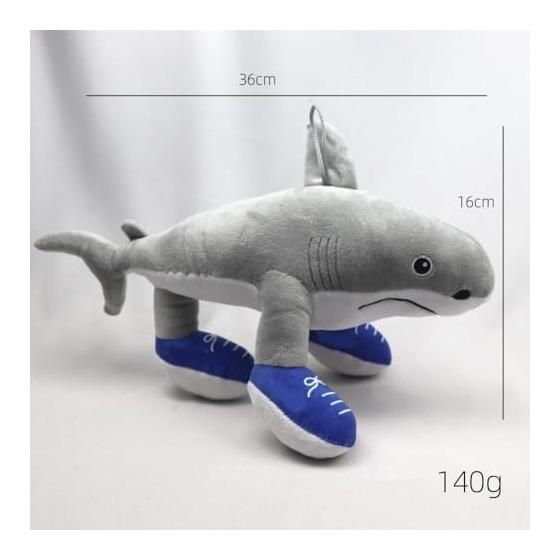 Italian Brainlot Plush Toy Brainlot Plush Toy Brainlot Net Meme Net Anime Decoration Birthday Gift Christmas Present (Shark Tralala)