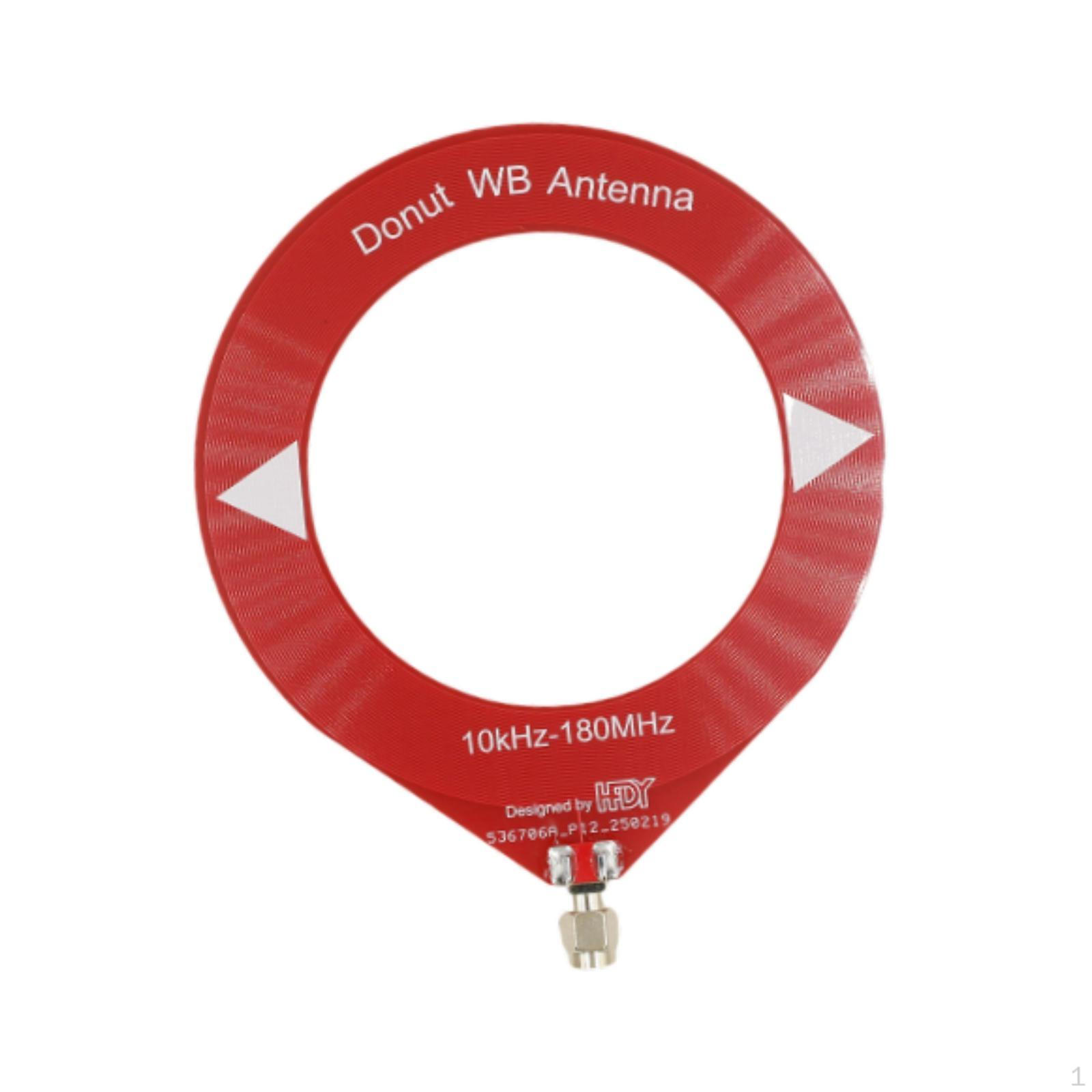 

Мини петлевая антенна 10 кГц-180 МГц приемник простая установка высокая производительность коротковолновый средневолновый красный