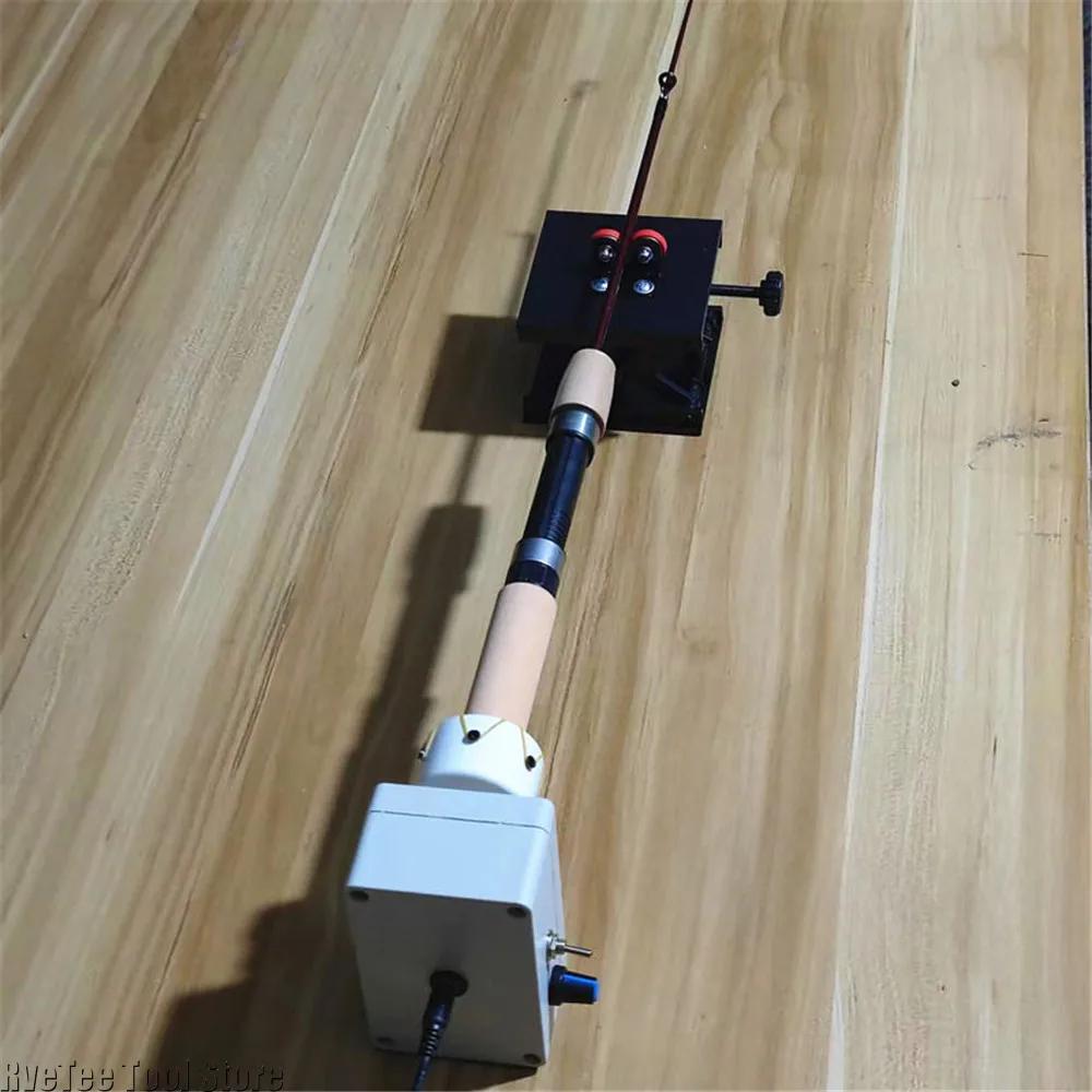DIY Adjustable 0-50RPM Wire Wrapping Machine Fishing Rotating Rod Winding Drying Converted Equipment Epoxy Resin Gluing Machine