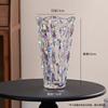 Large Size Luxury Crystal Glass Vase Creative Flower Arrangement European Sle Home Living Room Decoration Bottle