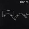 10pcs U Shape Silicone Conjoined Eyeglass Soft Nose Pads for Glasses Anti-Slip Insert Nose Pad